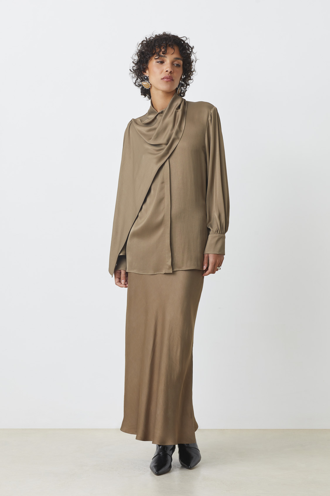 SUNCOO LINO BLOUSE