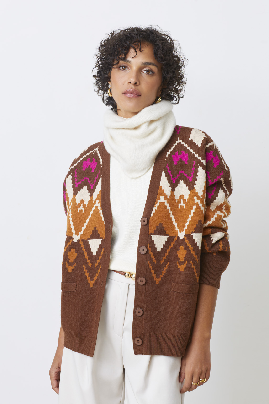 SUNCOO GATSBY CARDIGAN